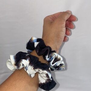 Small + Medium size Handmade hair ties/ Scrunchy